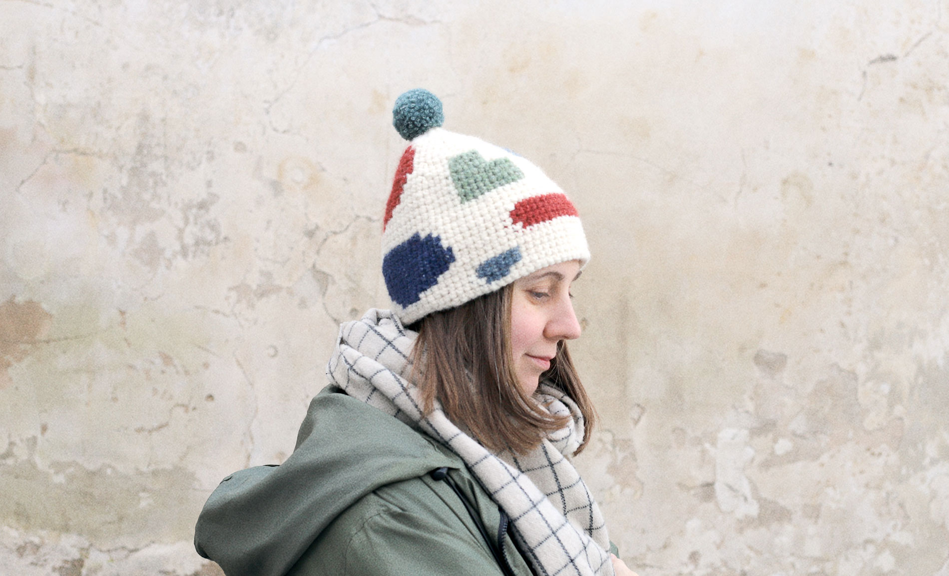 ROE handmade crochet cap