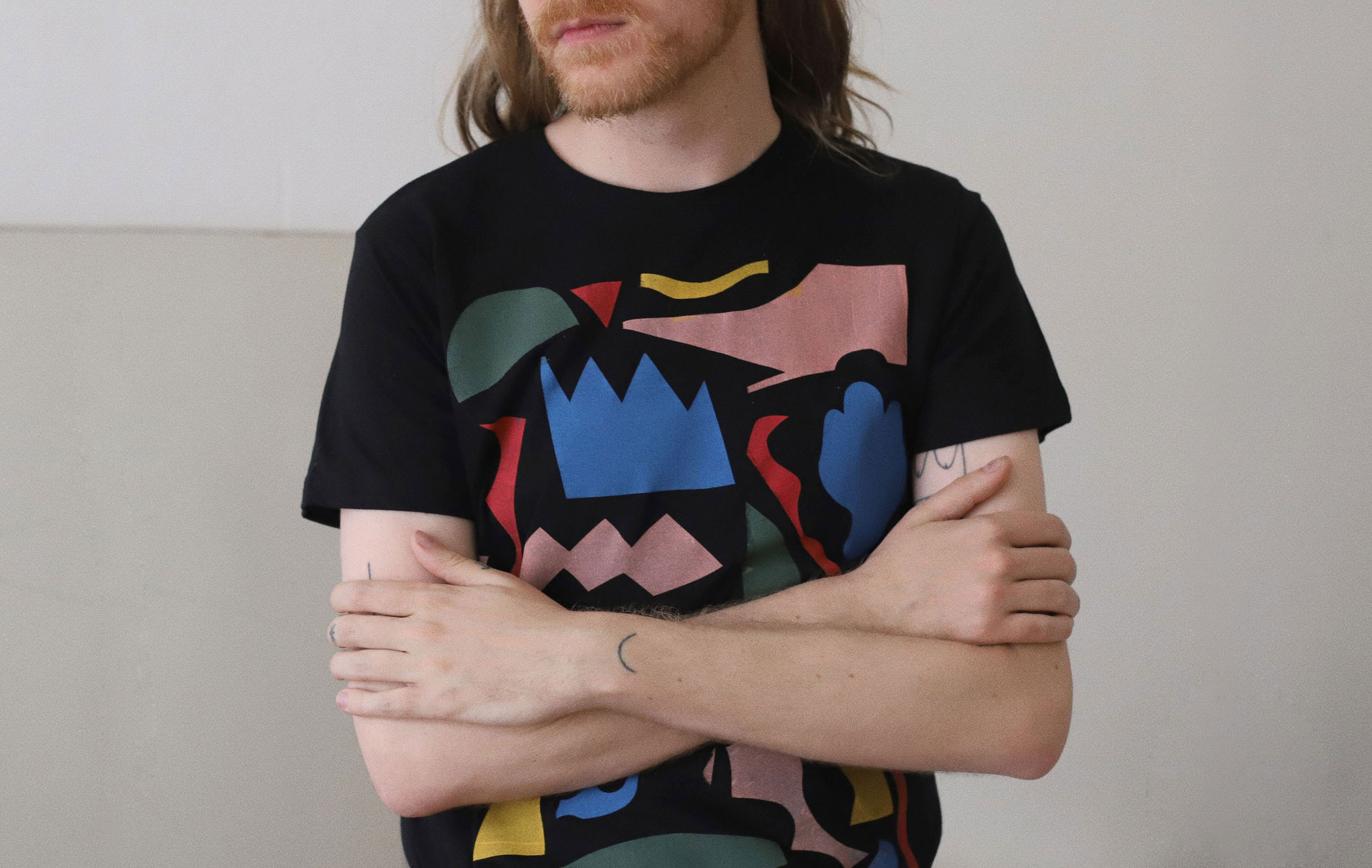 ROE hand screenprinted t-shirt